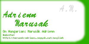 adrienn marusak business card